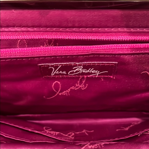 Vera Bradley Purple and Blue Paisley Clutch - Picture 2 of 4